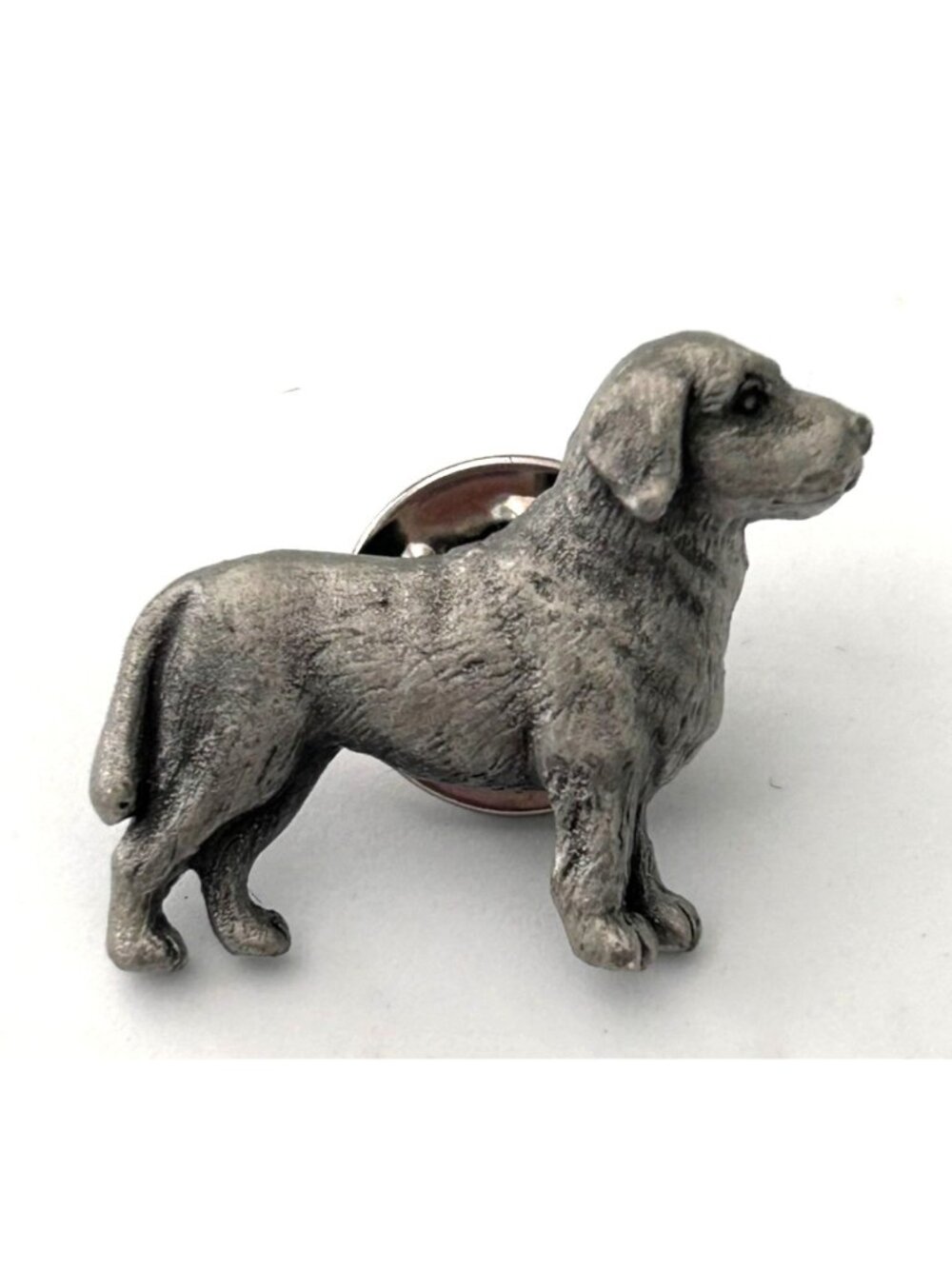 Labrador Retriever Fine Pewter Lapel Pin Dog Lover Puppy
